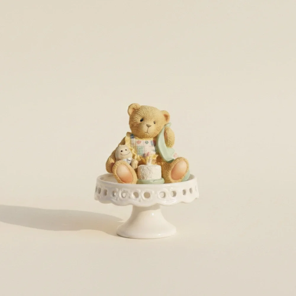 Vintage 1992 Priscilla Hillman for Enesco “Age 1 – Beary Special One” Figurine